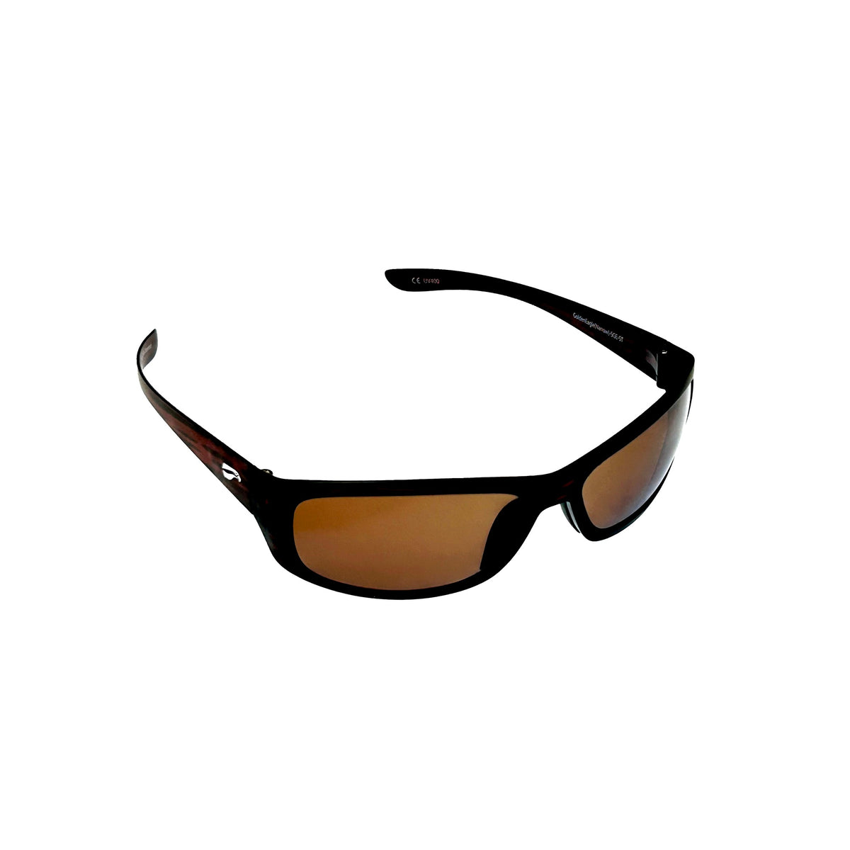Flying Eyes Golden Eagle Sport Narrow Satin Tortoise sunglasses with Solid Copper lenses