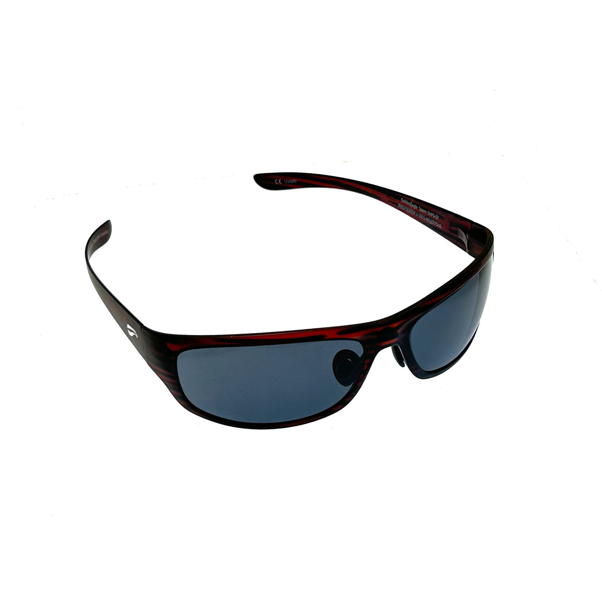 Flying Eyes Golden Eagle Sport Standard Satin Tortoise sunglasses with Dark Solid Gray lenses