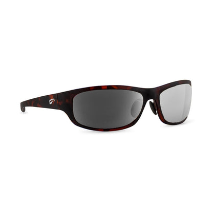 Flying Eyes Golden Eagle Sport Standard Satin Tortoise sunglasses with Mirrored Onyx lenses