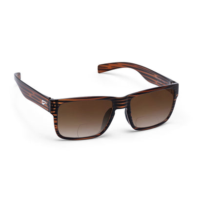 Flying Eyes Kingfisher Narrow bifocal sunglasses, Tortoise frame with Gradient Copper lenses