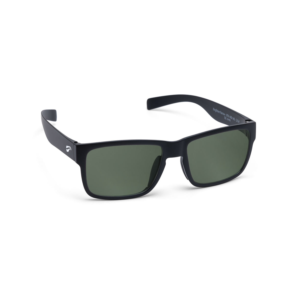 Flying Eyes Kingfisher Narrow aviation sunglasses - KFN-MB-GRN