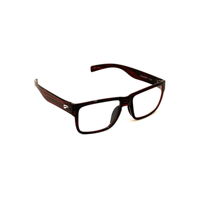 Flying Eyes Kingfisher narrow aviation sunglasses, Tortoise frame with Clear lenses (KFN-T-CLR)