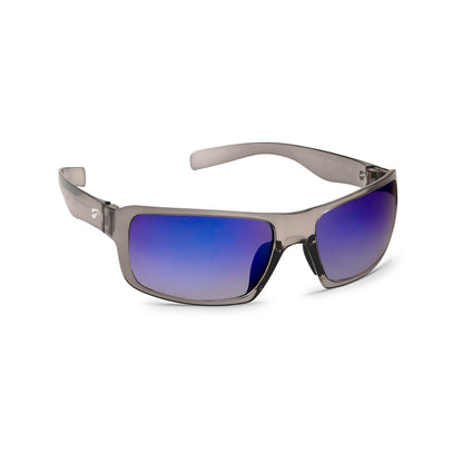 Flying Eyes Kingfisher Sport Standard Translucent Gray with Gradient Mirrored Sapphire lens aviation sunglasses