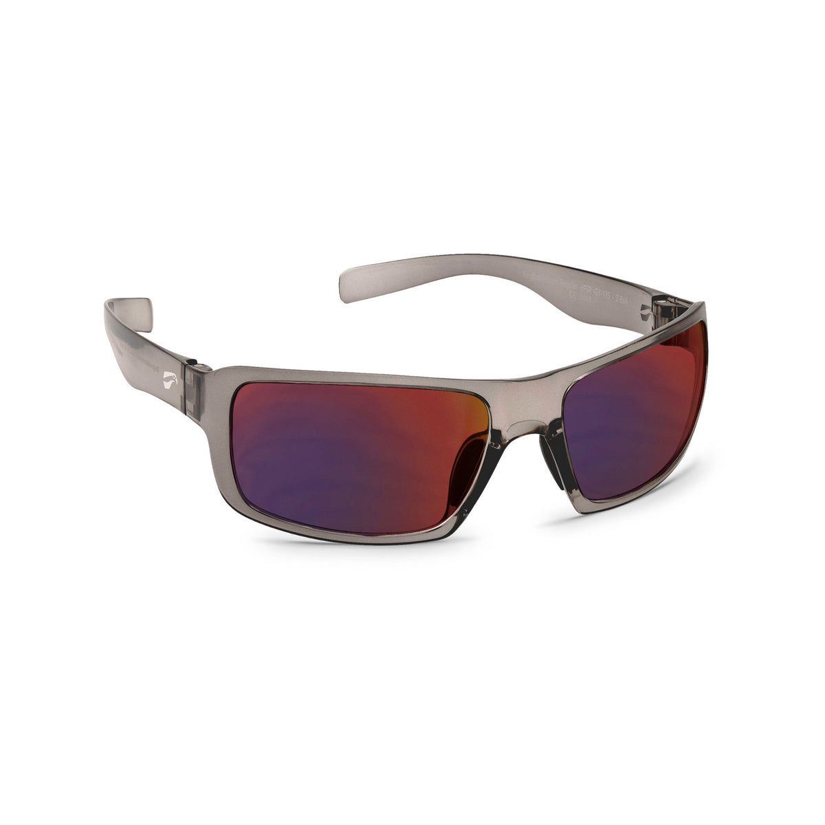 Flying Eyes Kingfisher Sport Standard Translucent Gray with Mirrored Sunset lens aviation sunglasses
