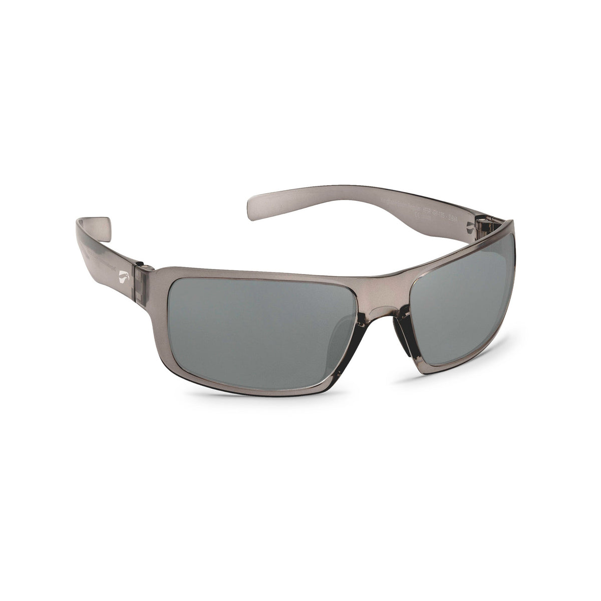 Flying Eyes Kingfisher Sport Standard Translucent Gray with Mirrored Onyx lens aviation sunglasses