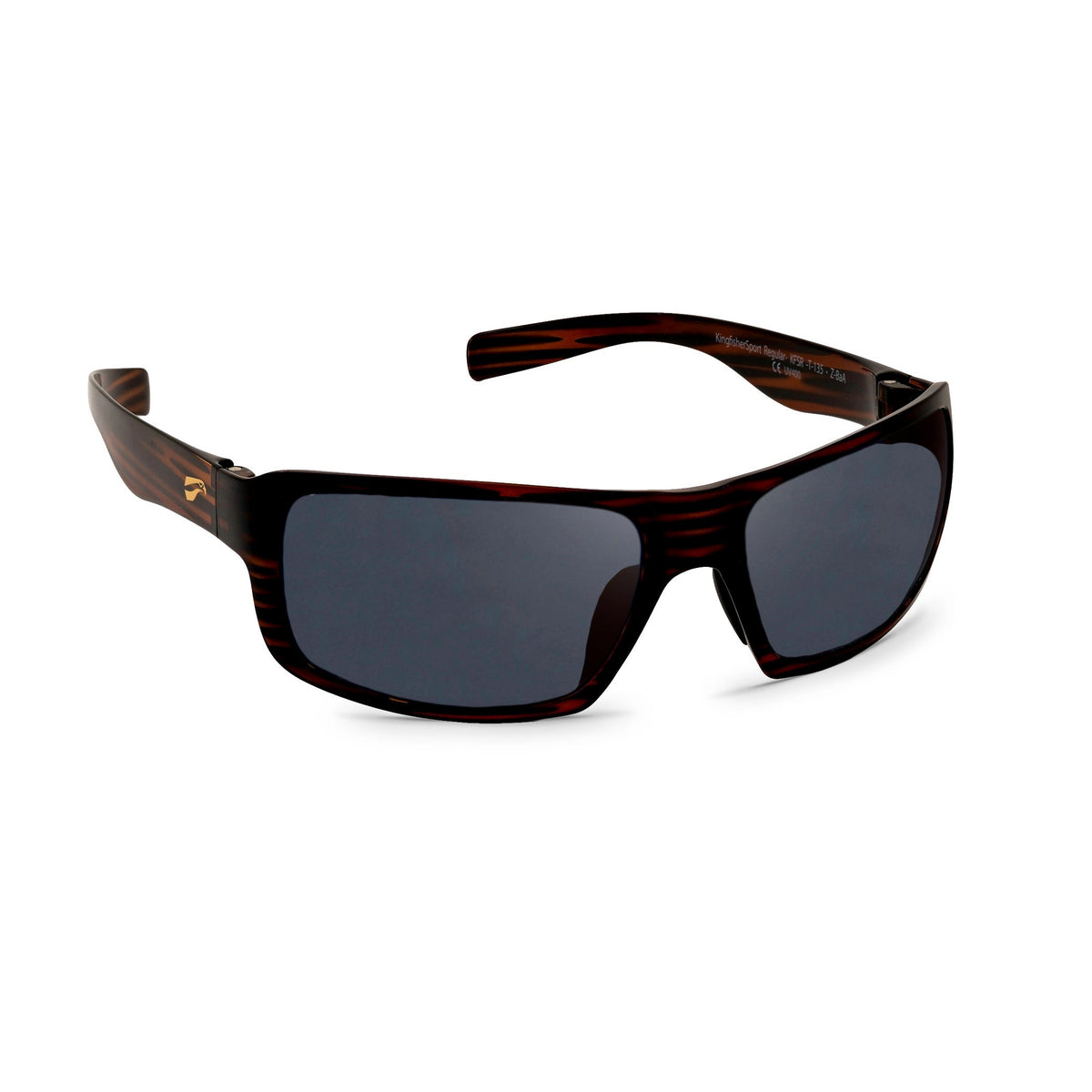 Flying Eyes Kingfisher Sport Standard Tortoise with Dark Solid Gray lens aviation sunglasses