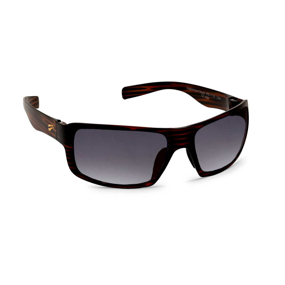 Flying Eyes Kingfisher Sport Standard Tortoise with Gradient Gray lens aviation sunglasses