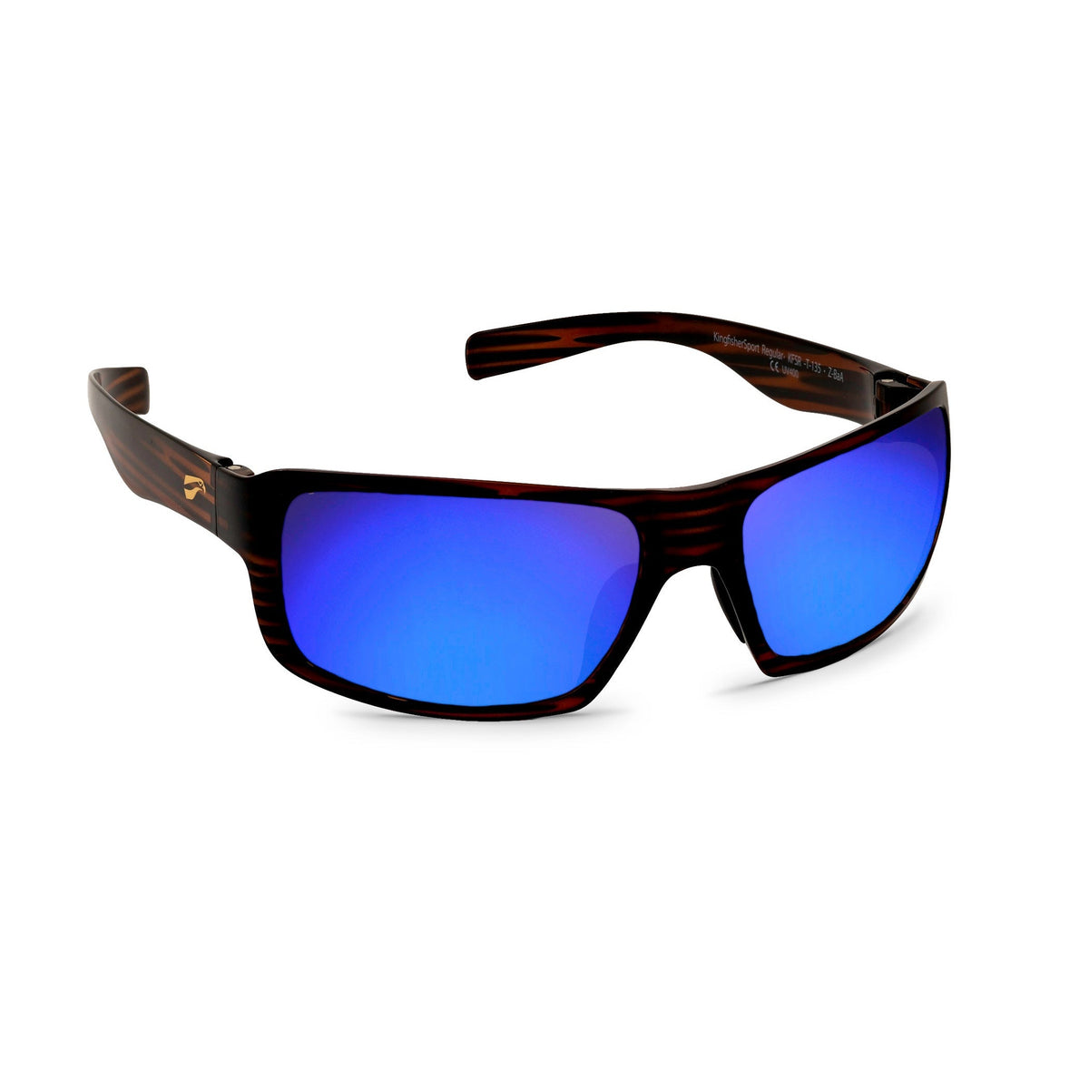 Flying Eyes Kingfisher Sport Standard Tortoise with Mirrored Sapphire lens aviation sunglasses