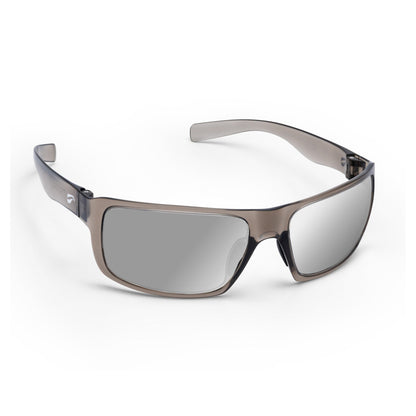 Flying Eyes Kingfisher Sport Wide Translucent Gray with Mirrored Onyx lens aviation sunglasses