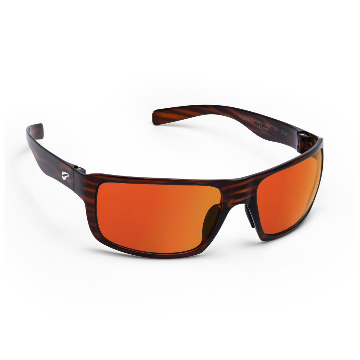 Flying Eyes Kingfisher Sport Wide Tortoise with Mirrored Rose lens aviation sunglasses