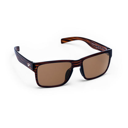 Flying Eyes Kingfisher wide aviation sunglasses, Tortoise frame with Polarized Copper lenses (KFW-T-PCT)