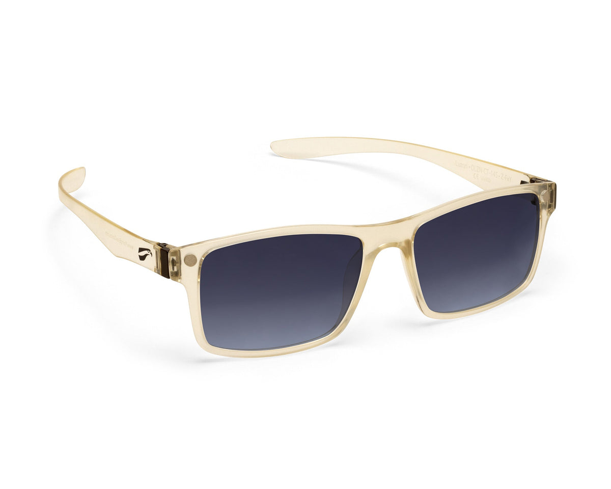 Flying Eyes Luzon Clear aviation eyewear with gradient gray lenses, manufacturer product view