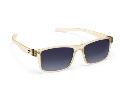 Flying Eyes Luzon Clear aviation eyewear with gradient gray lenses, manufacturer product view
