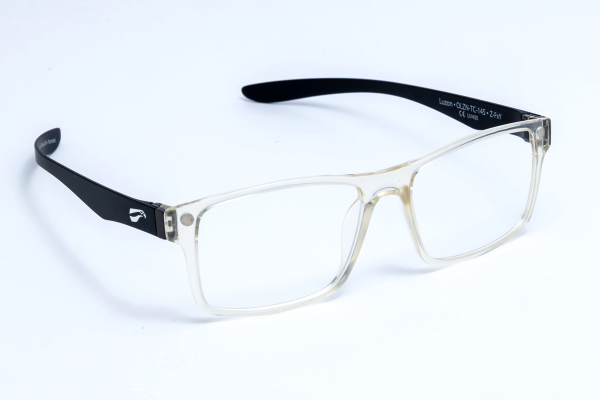 Flying Eyes Luzon Black Tie aviation eyewear with demo lenses, manufacturer product view