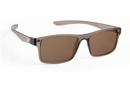 Flying Eyes Luzon translucent gray frame with solid copper lenses