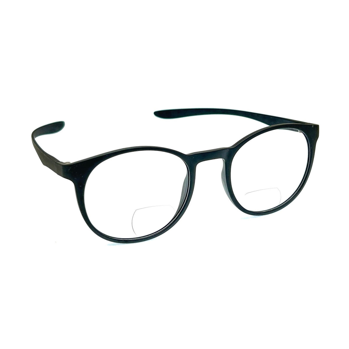 Flying Eyes Ninox bifocal narrow matte black clear plus1 0