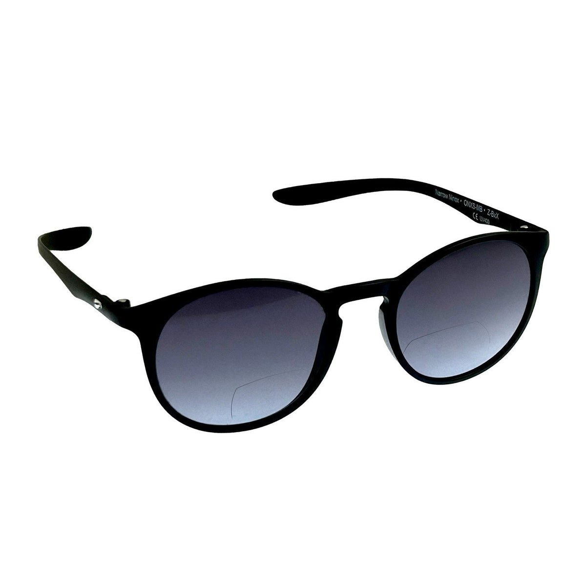 Flying Eyes ninox bifocal narrow matte black gradient gray plus1 5