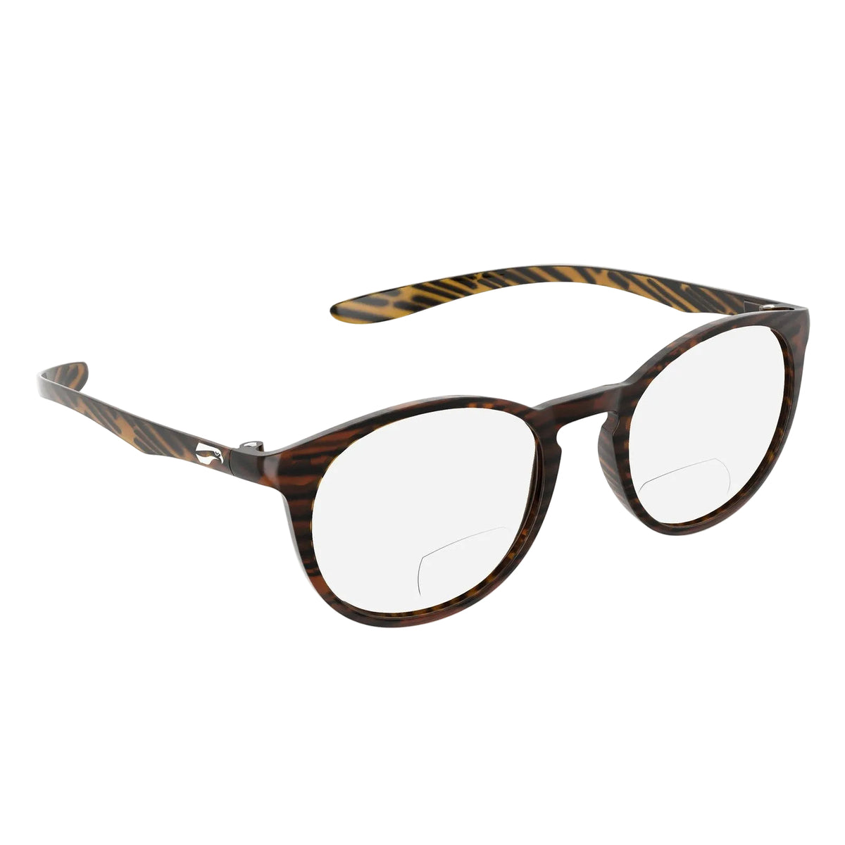 Flying Eyes Ninox bifocal narrow tortoise clear plus1 0