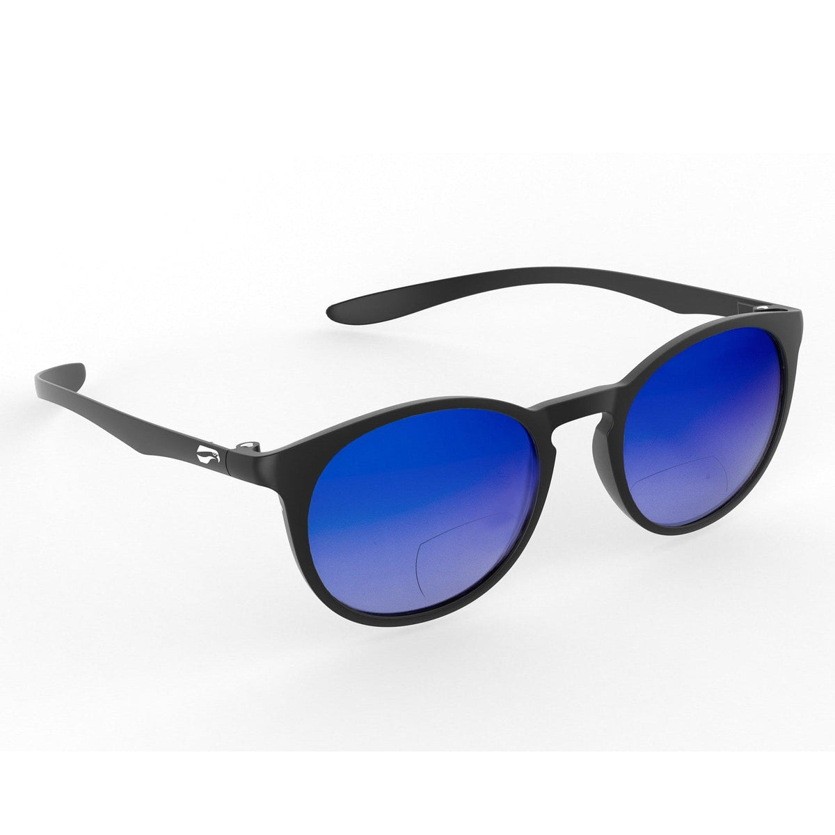 Flying Eyes ninox bifocal standard matte black gradient mirrored sapphire plus1 5