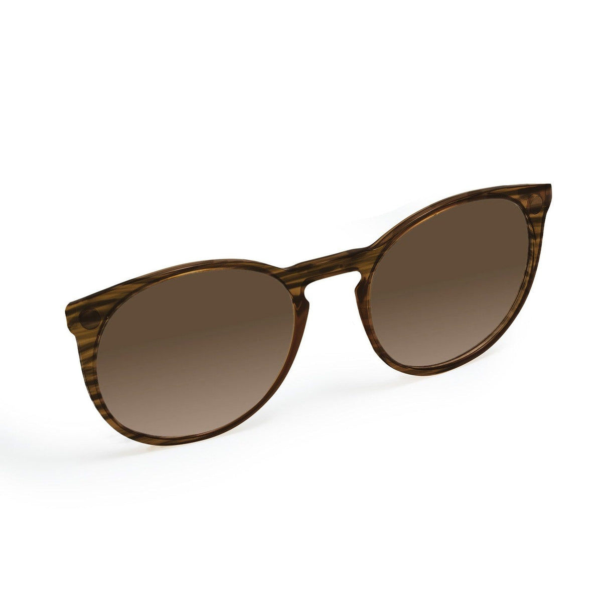 Flying Eyes Ninox magnetic clip-on sunglasses, narrow tortoise gradient copper