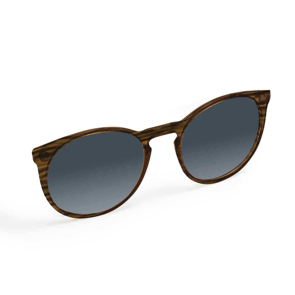 Flying Eyes Ninox magnetic clip-on sunglasses, narrow tortoise gradient gray