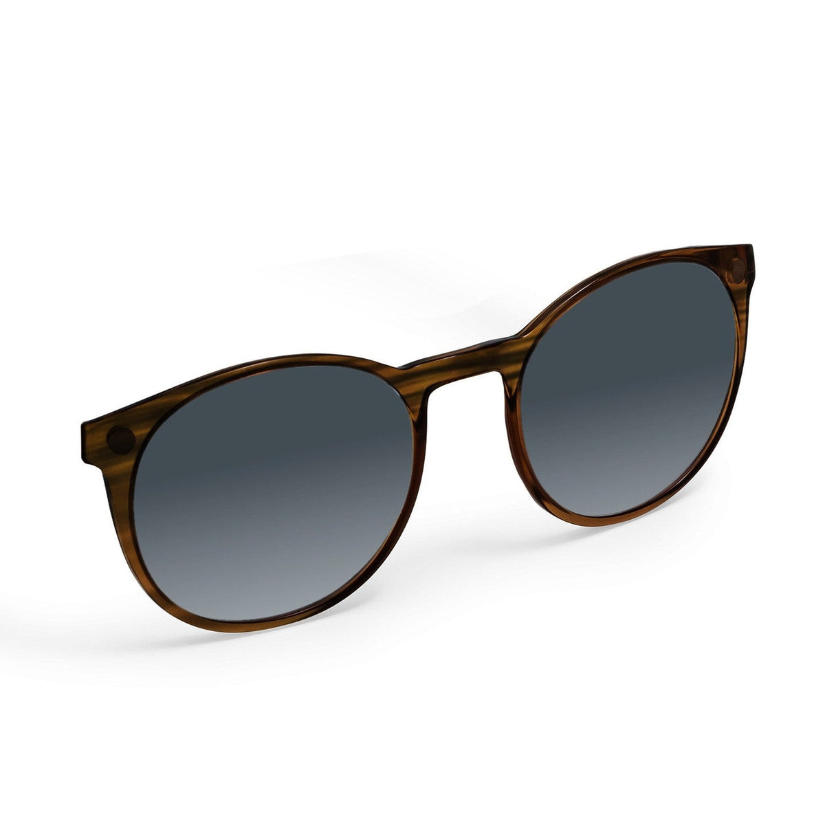 Flying Eyes Ninox magnetic clip-on sunglasses, standard tortoise gradient gray