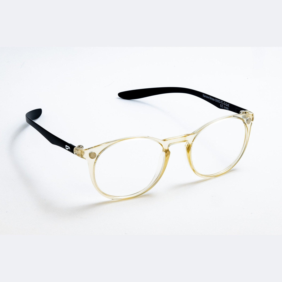 Flying Eyes ninox narrow black tie clear