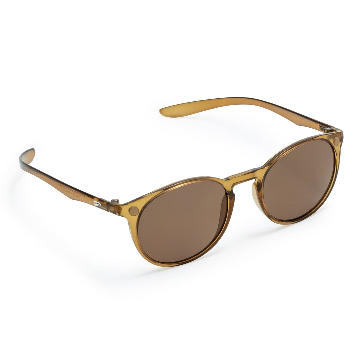 Flying Eyes ninox narrow honey brown polarized solid copper