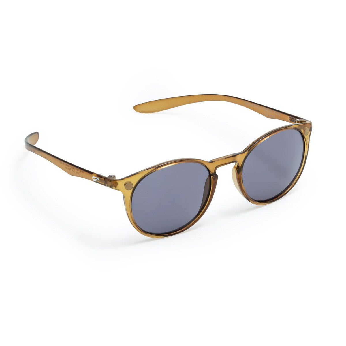 Flying Eyes ninox narrow honey brown polarized solid gray