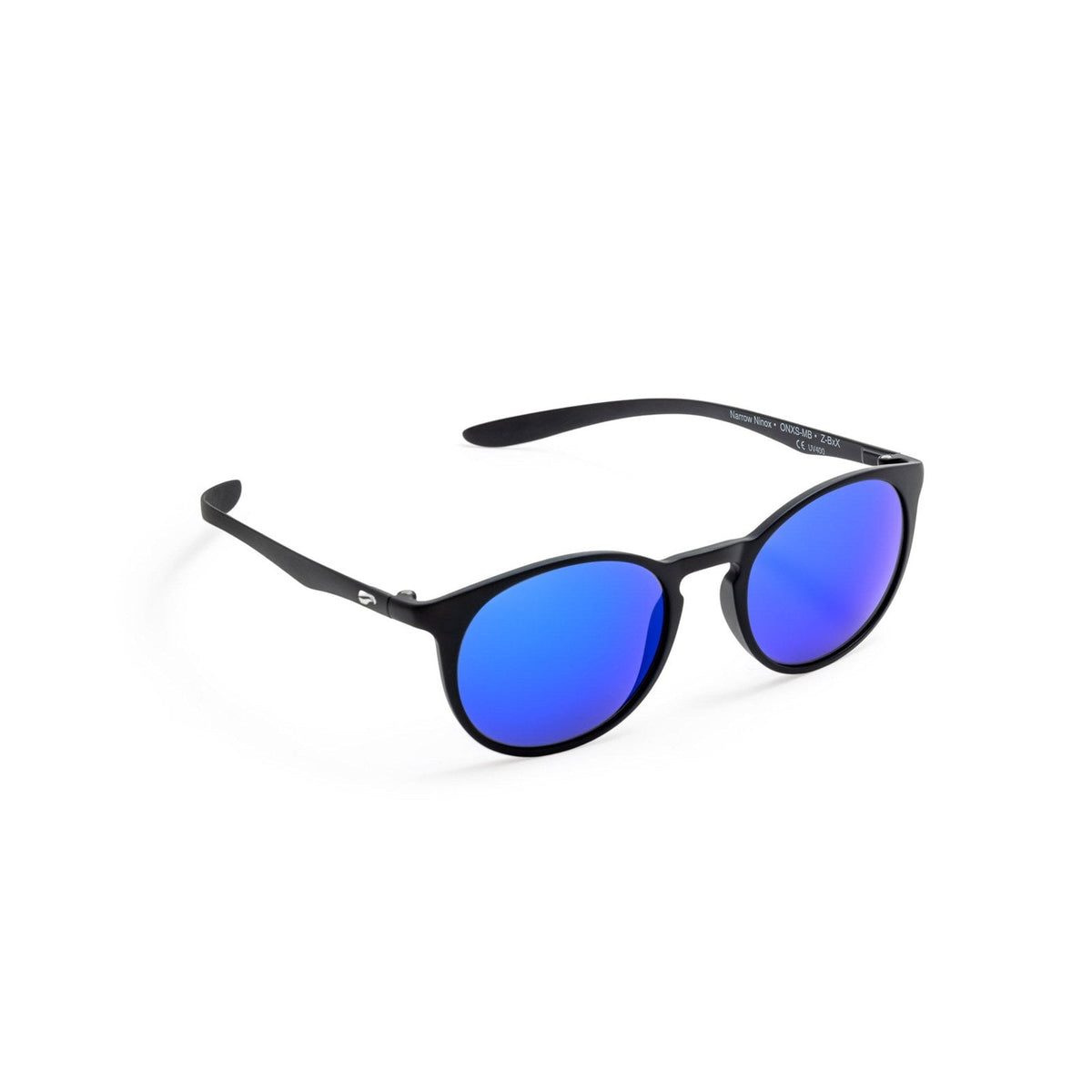 Flying Eyes ninox narrow matte black mirrored sapphire
