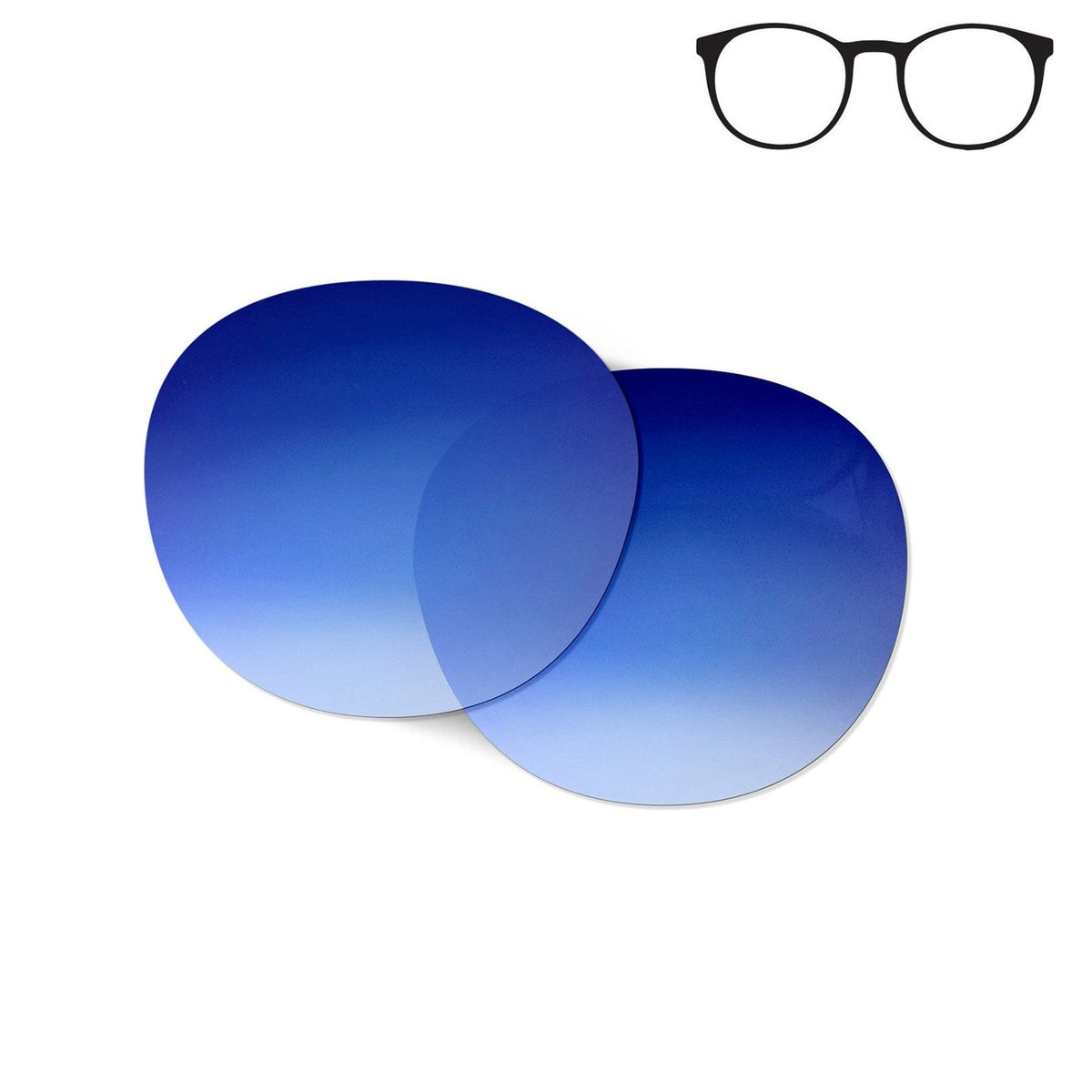 Flying Eyes Ninox replacement lens - narrow frame gradient mirrored sapphire