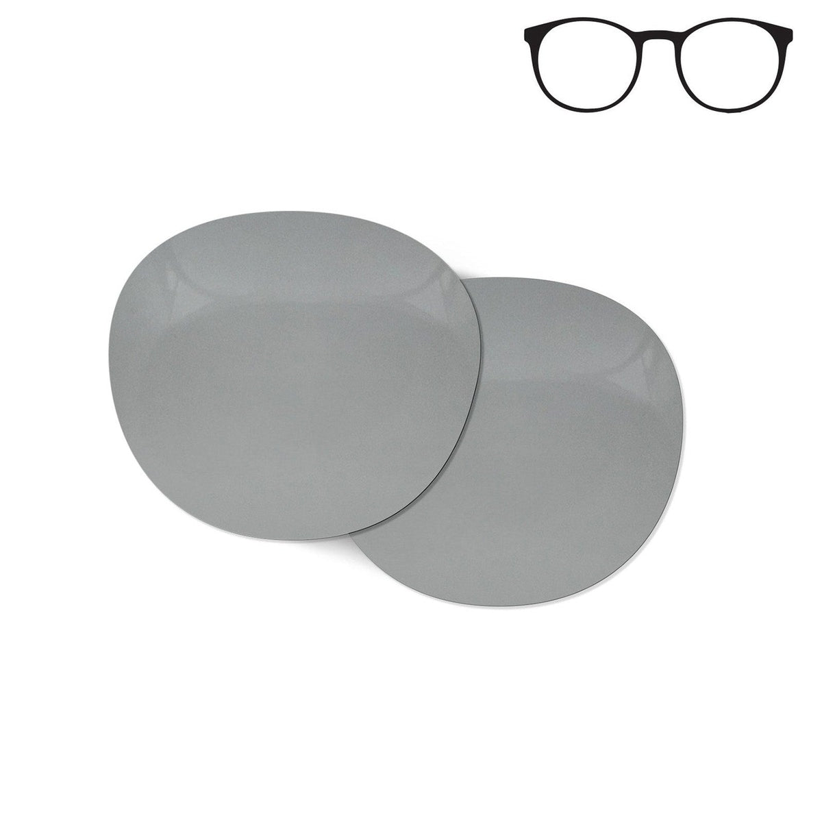 Flying Eyes Ninox replacement lens - narrow frame mirrored onyx