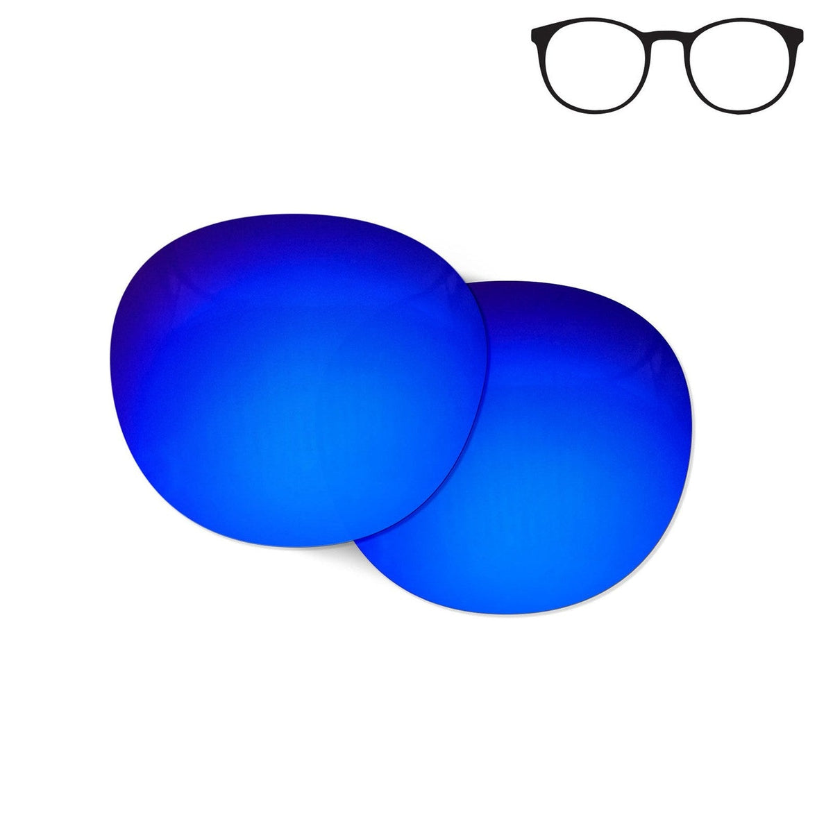 Flying Eyes Ninox replacement lens - narrow frame mirrored sapphire