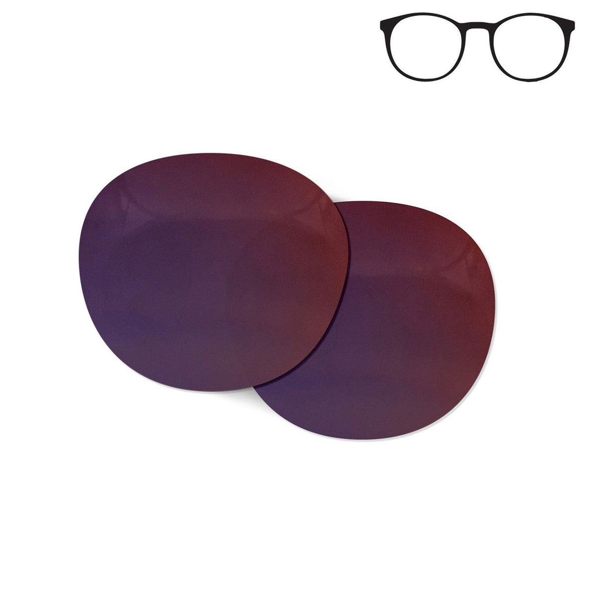 Flying Eyes Ninox replacement lens - narrow frame mirrored sunset