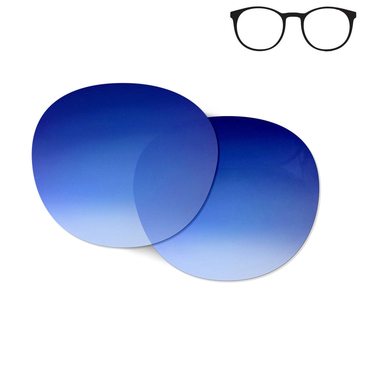 Flying Eyes Ninox replacement lens - standard frame gradient mirrored sapphire