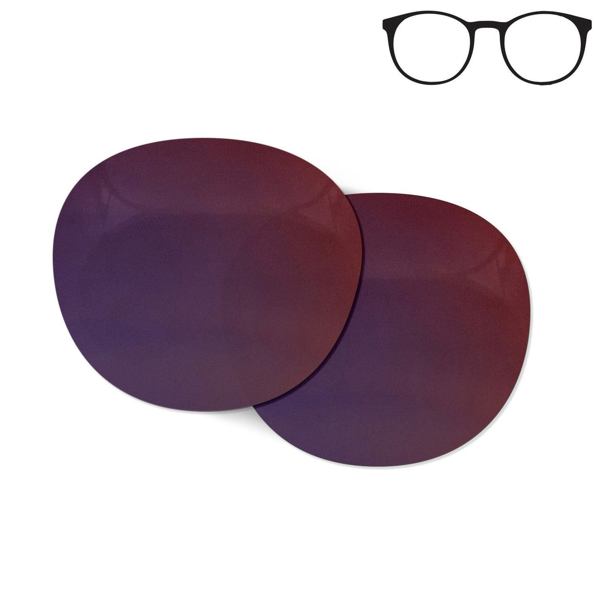 Flying Eyes Ninox replacement lens - standard frame mirrored sunset