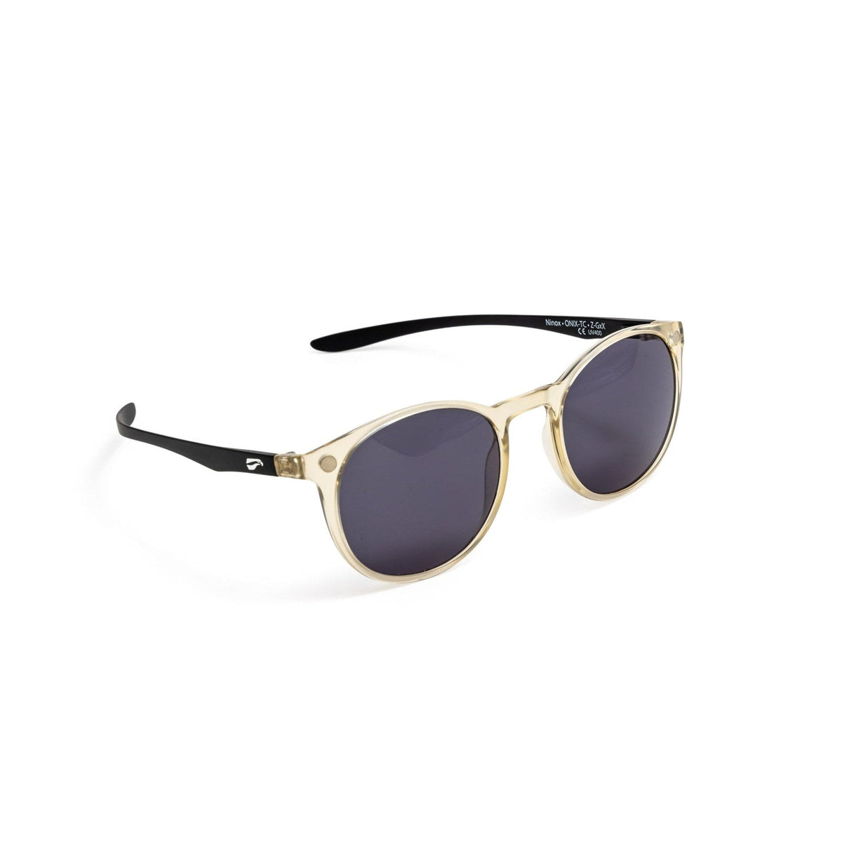 Flying Eyes ninox standard black tie polarized solid gray