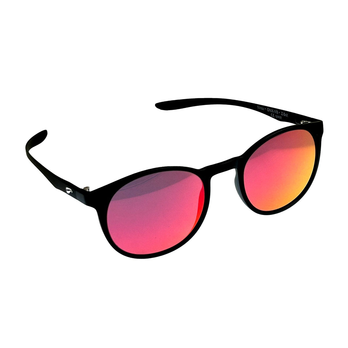 Flying Eyes ninox standard matte black mirrored sunset