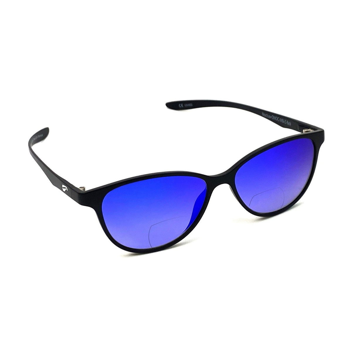 Flying Eyes Noctua bifocal matte black gradient mirrored sapphire