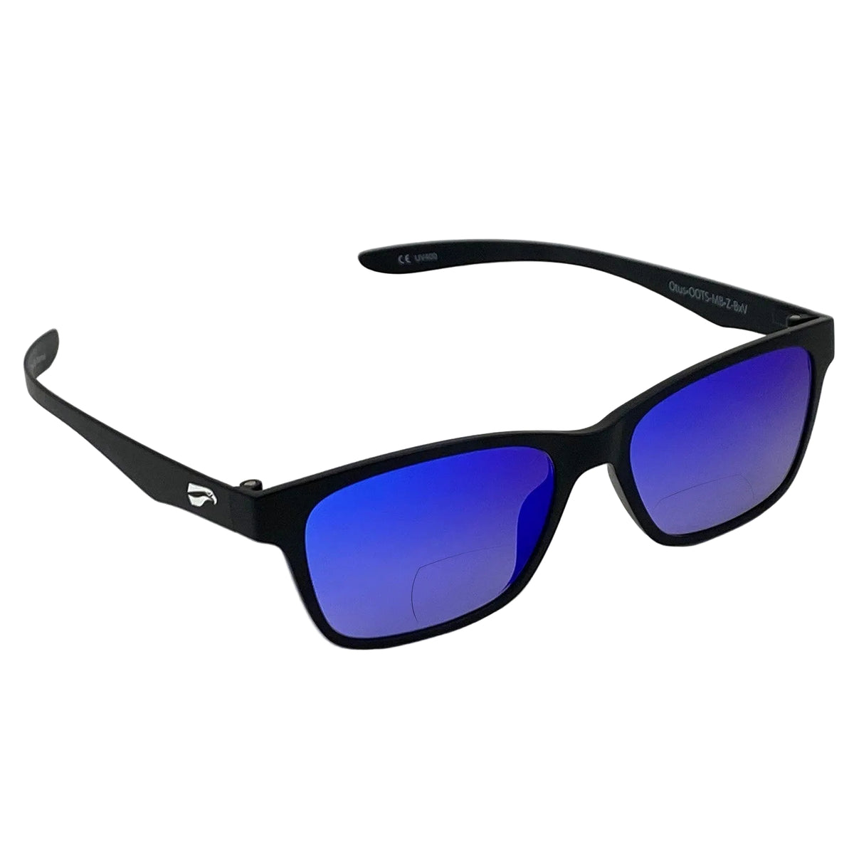 Flying Eyes Otus bifocal matte black gradient mirrored sapphire
