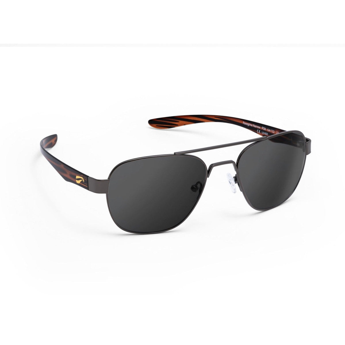 flying eyes peregrine titanium narrow glossy gun metal dark solid gray