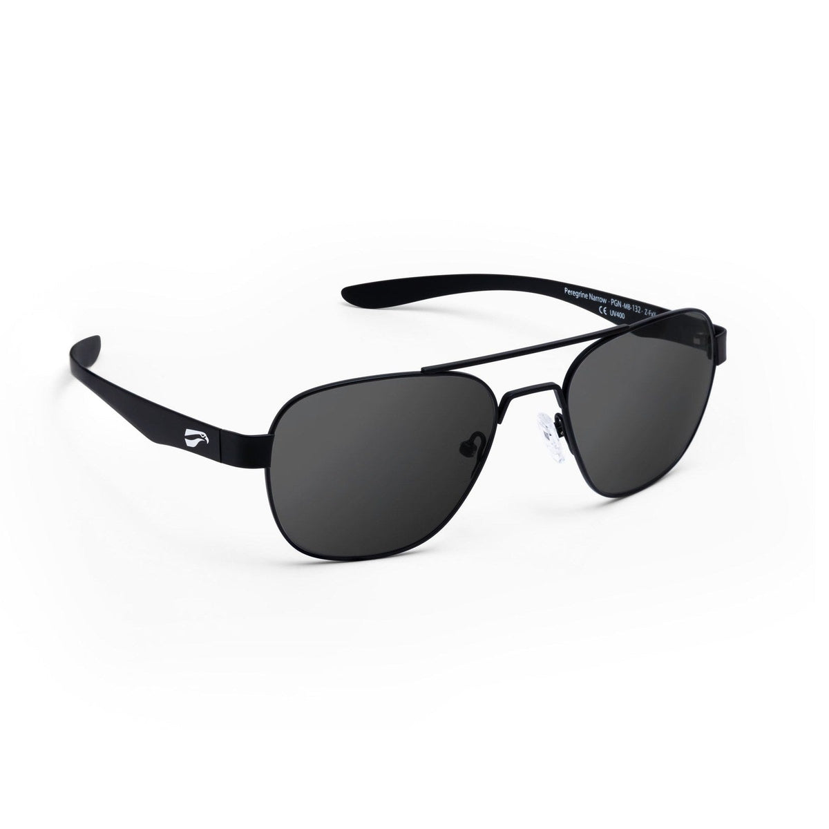 flying eyes peregrine titanium narrow matte black dark solid gray