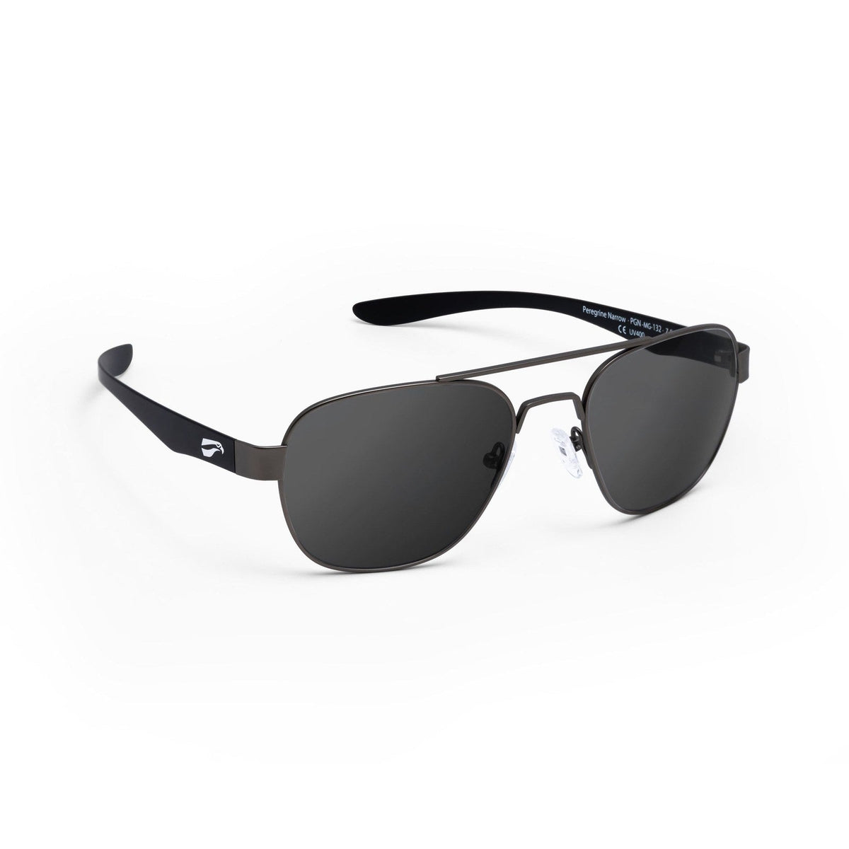 flying eyes peregrine titanium narrow matte gun metal dark solid gray