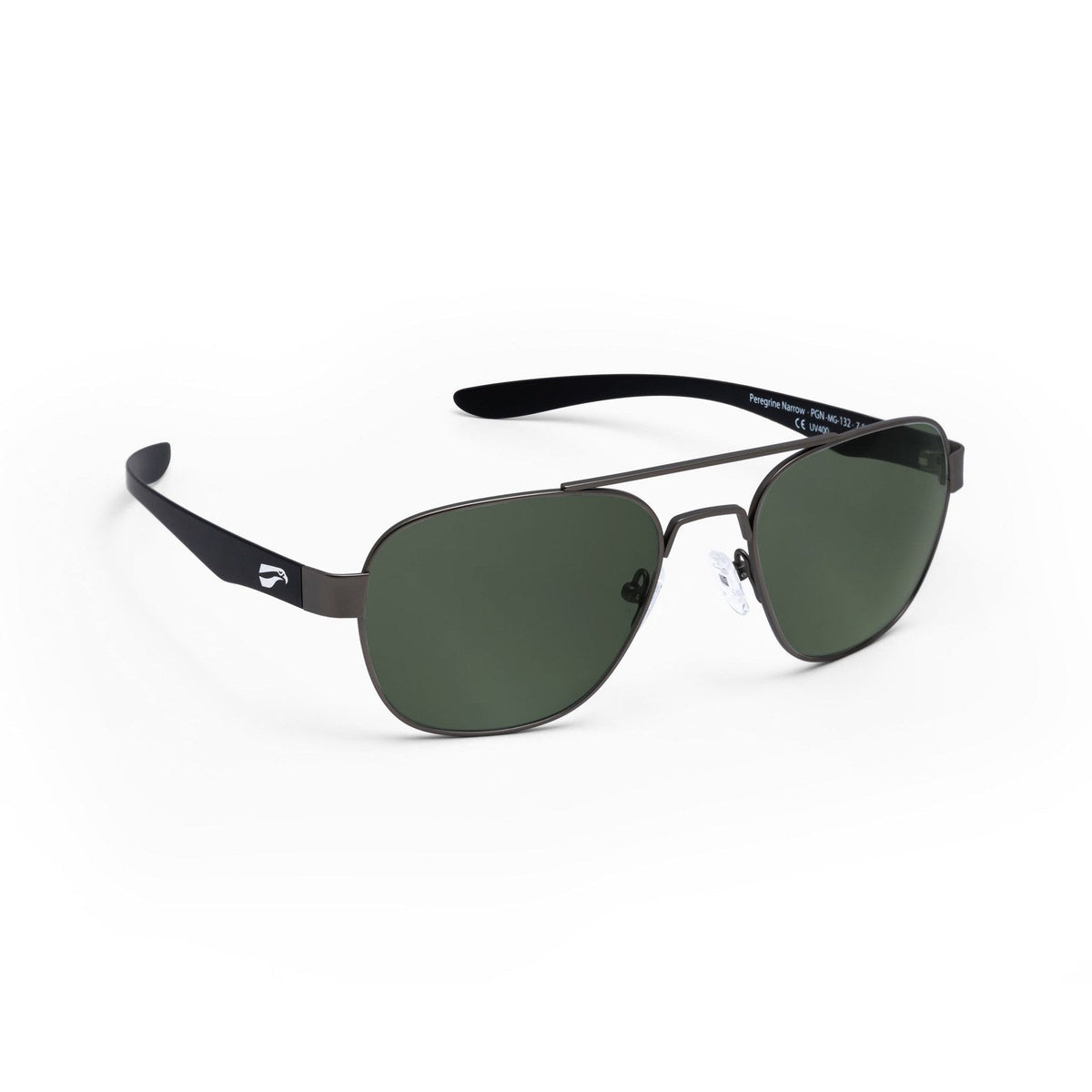 flying eyes peregrine titanium narrow matte gun metal g15 neutral green