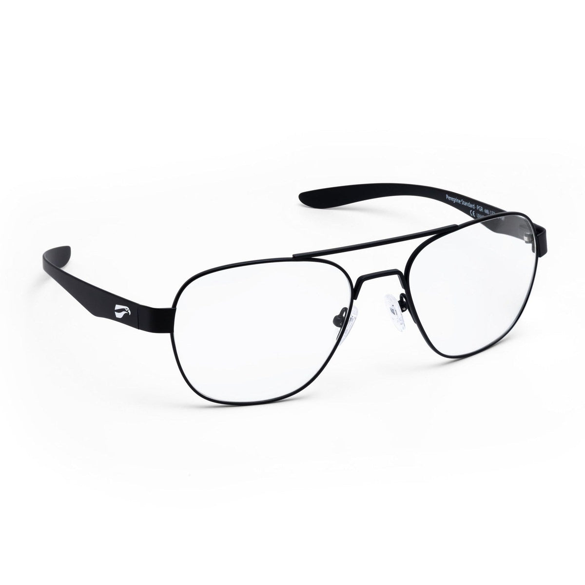 flying eyes peregrine titanium standard matte black clear