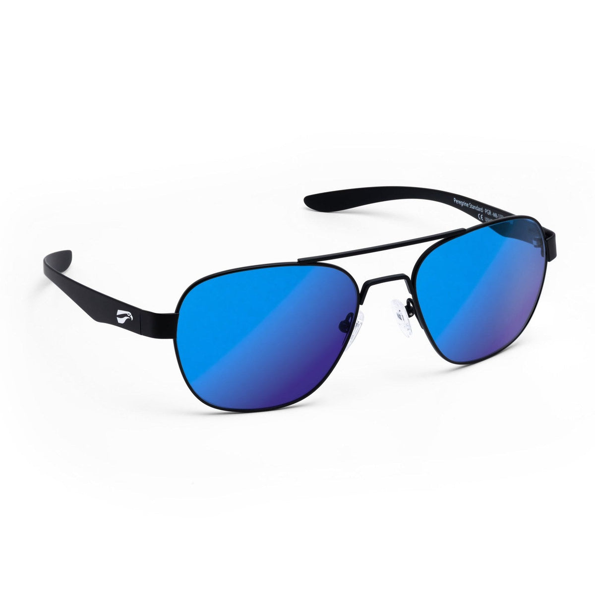 flying eyes peregrine titanium standard matte black mirrored sapphire