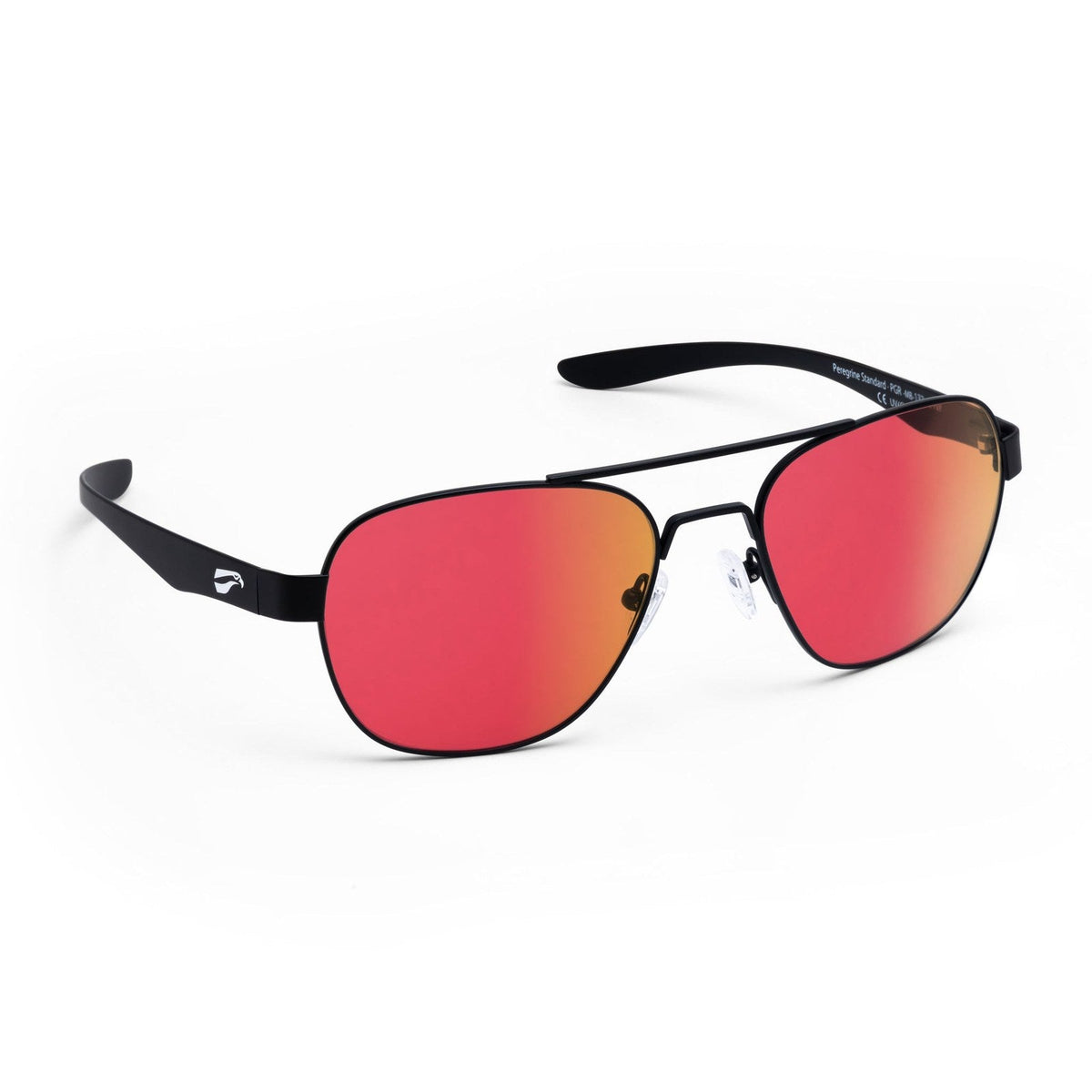 flying eyes peregrine titanium standard matte black mirrored sunset