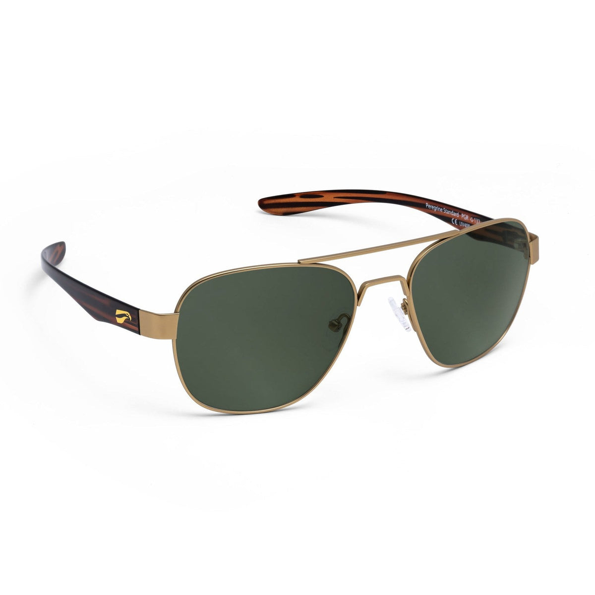 flying eyes peregrine titanium standard matte gold g15 neutral green
