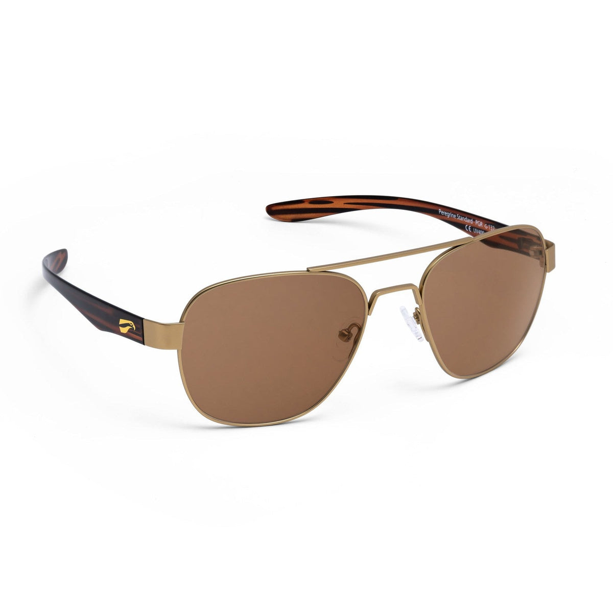 flying eyes peregrine titanium standard matte gold polarized solid copper