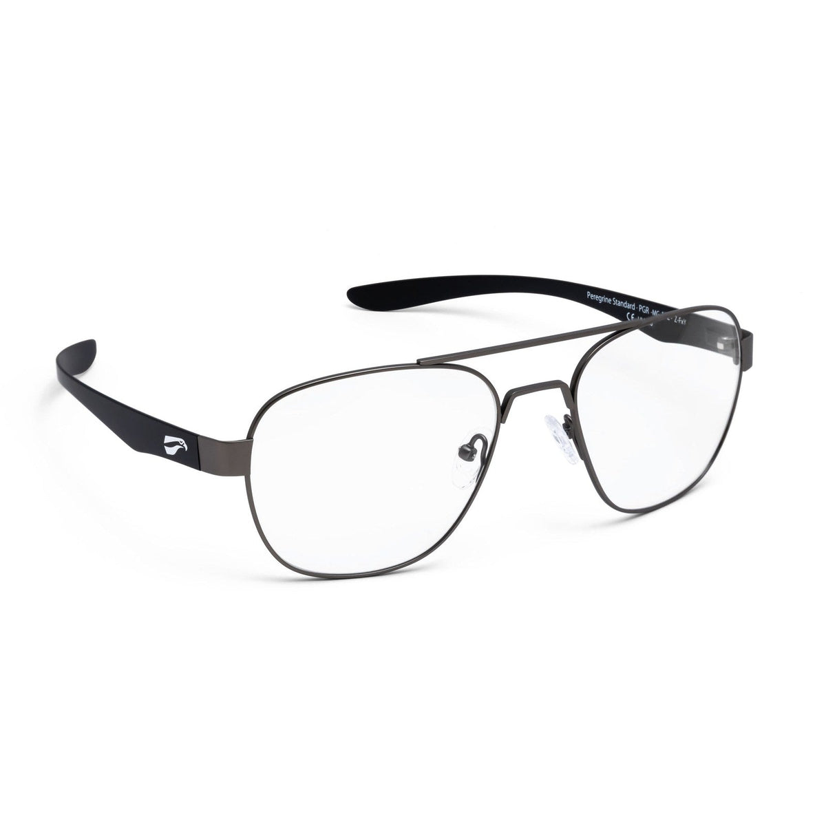 flying eyes peregrine titanium standard matte gun metal clear